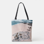 Resort nabij zeashore tote bag (Achterkant)