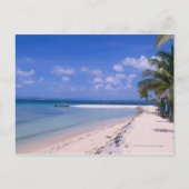 Resort op het strand briefkaart (Voorkant)