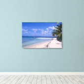 Resort op het strand canvas afdruk (Insitu (Houten vloer))