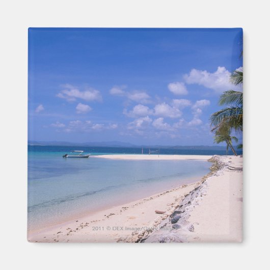 Resort op het strand magneet (Voorkant)