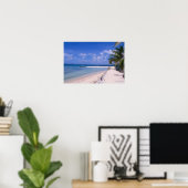 Resort op het strand poster (Thuiskantoor)