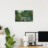 Resorters Boating bij Springs Poster (Thuiskantoor)