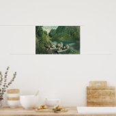 Resorters Boating bij Springs Poster (Keuken)