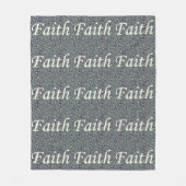 Resounding Faith Fleece Deken (Voorkant)