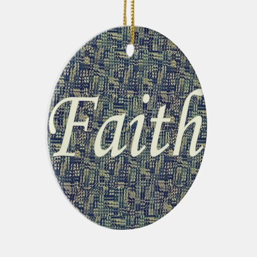 Resounding Faith Keramisch Ornament (Rechts)