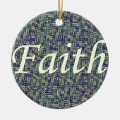 Resounding Faith Keramisch Ornament (Voorkant)