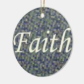 Resounding Faith Keramisch Ornament (Links)