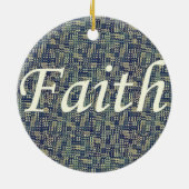 Resounding Faith Keramisch Ornament (Achterkant)
