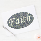 Resounding Faith Ovale Sticker (Envelop)