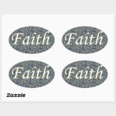 Resounding Faith Ovale Sticker (Vel)