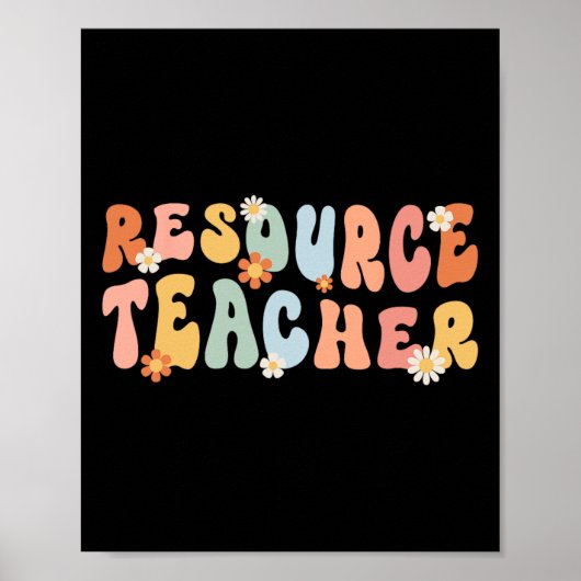 Resource Leraar Groovy Resource Onderwijs Poster (Voorkant)