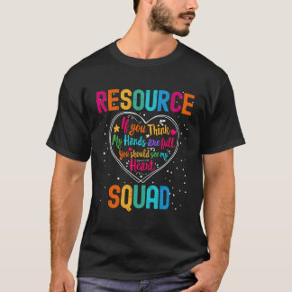 Resource Squad Waarderingsweek Terug naar school H T-shirt