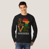 Resource Teacher Love African American Black Histo T-shirt (Voorkant volledig)