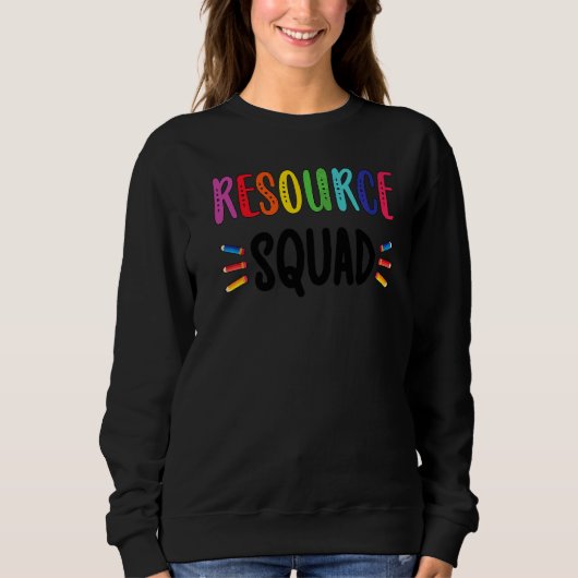 Resource Teacher Squad Resource Teaching crew Trui (Voorkant)