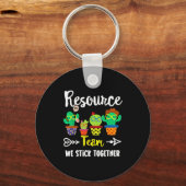 Resource Team, Funny Cactus Crew Resource Teacher Sleutelhanger (Voorkant)