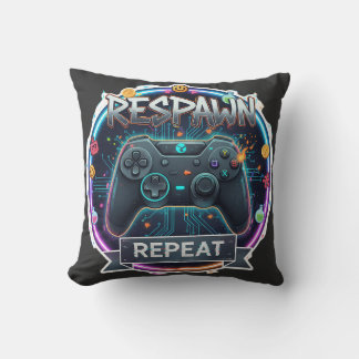 Respawn and Repeat Gamer Controller Kussen