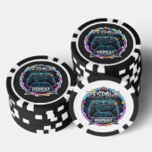 Respawn en Herhaal Gamer Controller Poker Chips (Opstapeling)