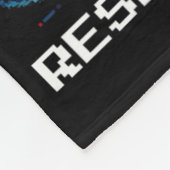 Respawn In Style Phoenix Pixel Revival Gamer Kunst Fleece Deken (Hoek)