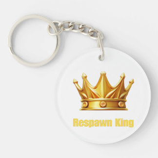 Respawn King – Gamer Crown Pixel Sleutelhanger