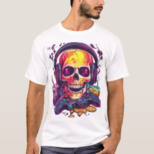 Respawn Klaar � Grappige Gamer Schedel T-shirt