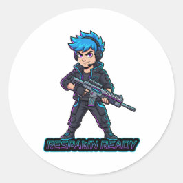 Respawn klaar Sticker