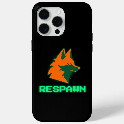 RESPAWN – Neon Gamer Fox Logo Case-Mate iPhone Case (Achterkant)