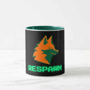 RESPAWN – Neon Gamer Fox Logo Mok