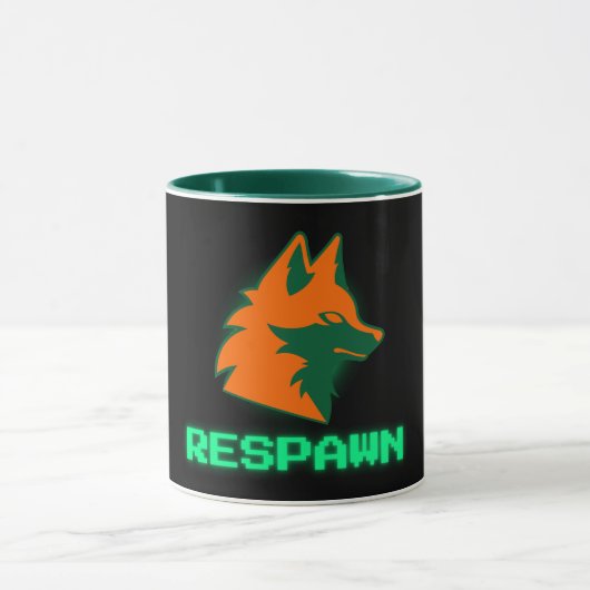 RESPAWN – Neon Gamer Fox Logo Mok (Midden)
