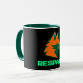 RESPAWN – Neon Gamer Fox Logo Mok (Voorkant links)