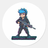 Respawn ready Sticker (Voorkant)
