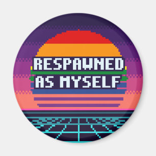 Respawned Als Mijzelf Pride Pixel Magneet