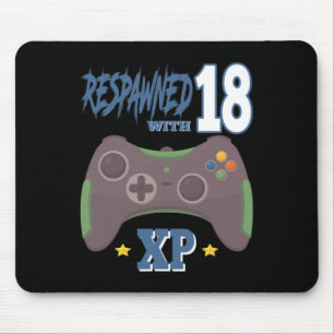 Respawned Met 18 Xp Videogamer 18e Verjaardag Gif Muismat