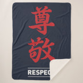 Respect 2 sherpa deken (Voorkant)