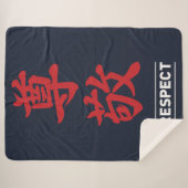 Respect 2 sherpa deken (Voorkant (horizontaal))