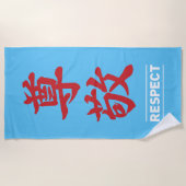 Respect 2 strandlaken (Voorkant)