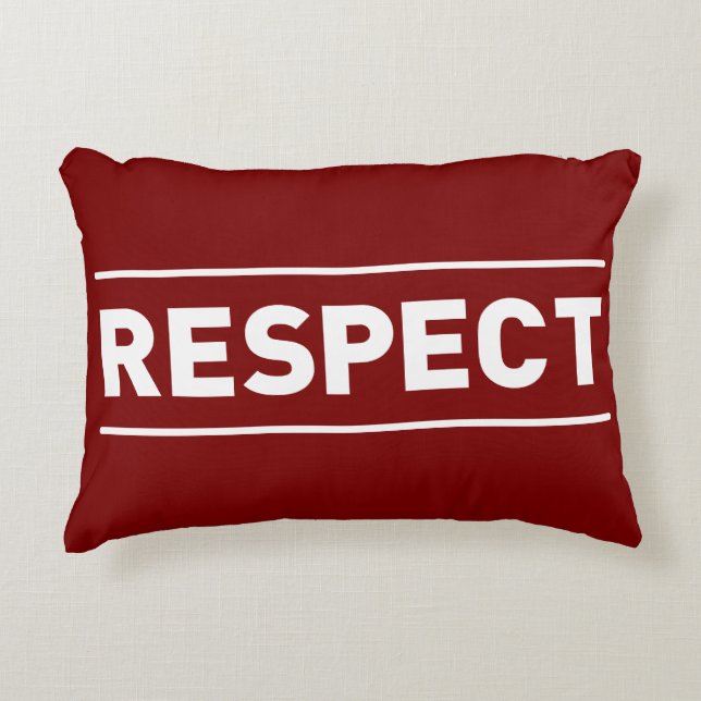 respect accent kussen (Voorkant)