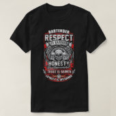 Respect Bartender Shirt (Design voorkant)