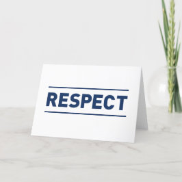 respect bedankkaart