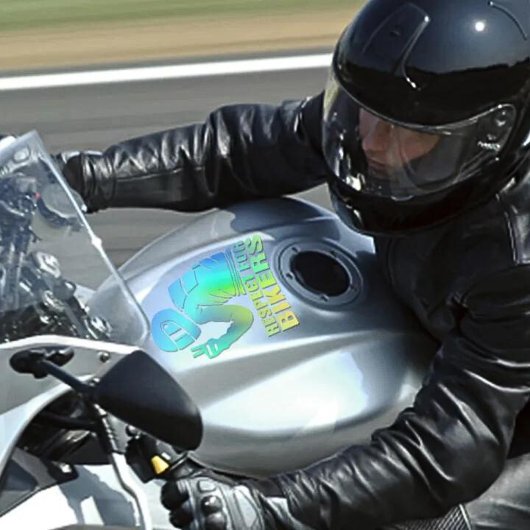 Respect Biker Motorcycle 3D Vinyl Decal Sticker