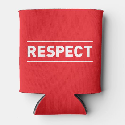 respect blikjeskoeler (Voorkant)