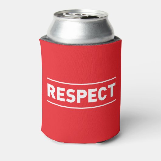 respect blikjeskoeler (Blikje Achterkant)