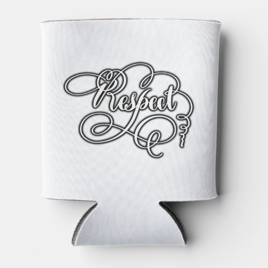 respect  blikjeskoeler (Voorkant)