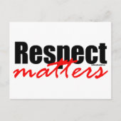 Respect Briefkaart (Voorkant)