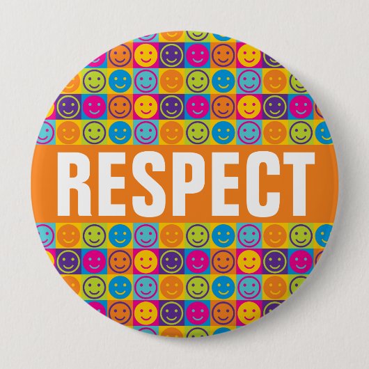 RESPECT Button tegen pesterijen (Voorkant)