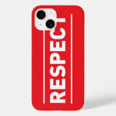 respect Case-Mate iPhone case (Achterkant)