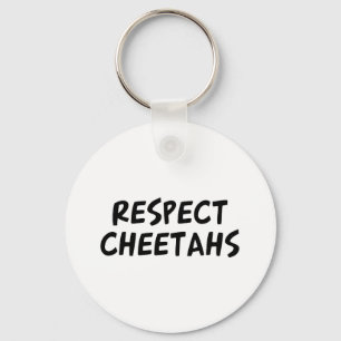 Respect Cheetahs Sleutelhanger