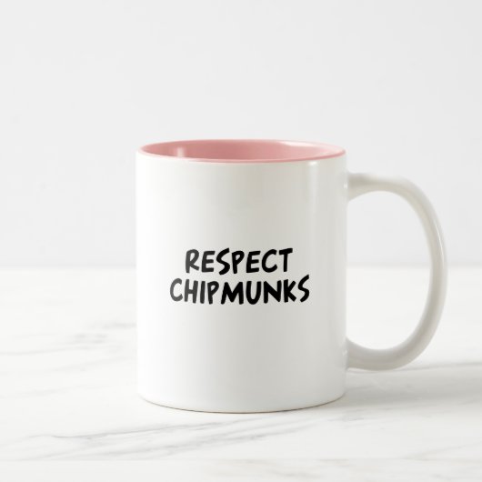 Respect Chipmunks Tweekleurige Koffiemok (Rechts)