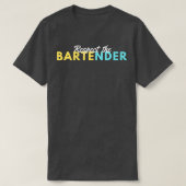 RESPECT DE BARTENDER T-SHIRT (Design voorkant)