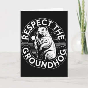 Respect De Bosmarmot Mannen Vrouwen Kinderen Groun Kaart