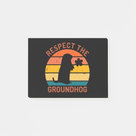 Respect De Bosmarmot Post-it® Notes (Voorkant)